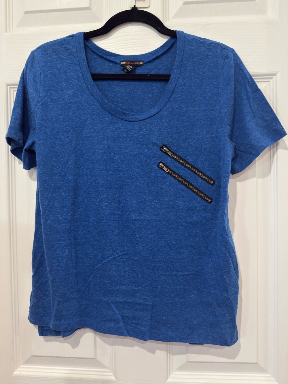 Teen Vogue for Mstylelab by Macy’s Royal Blue T with Zipper Details on the Chest